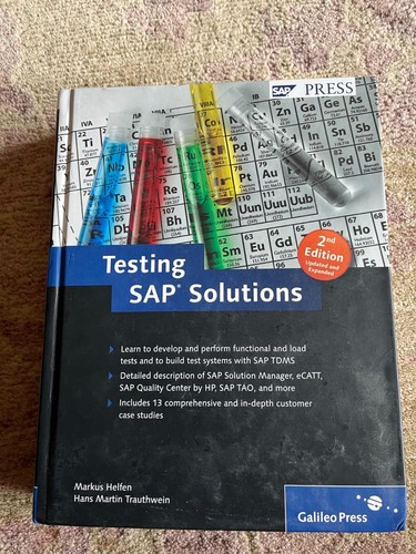 Testing sap solutions lehrbuch - sap,